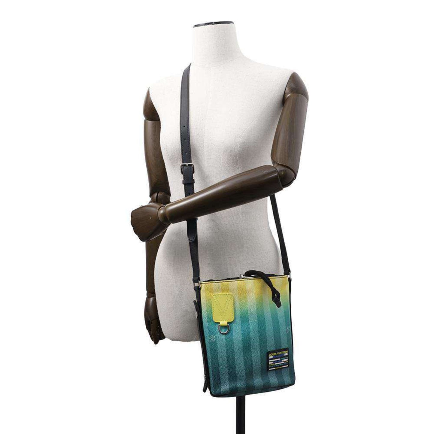 Louis Vuitton Green Canvas Marin