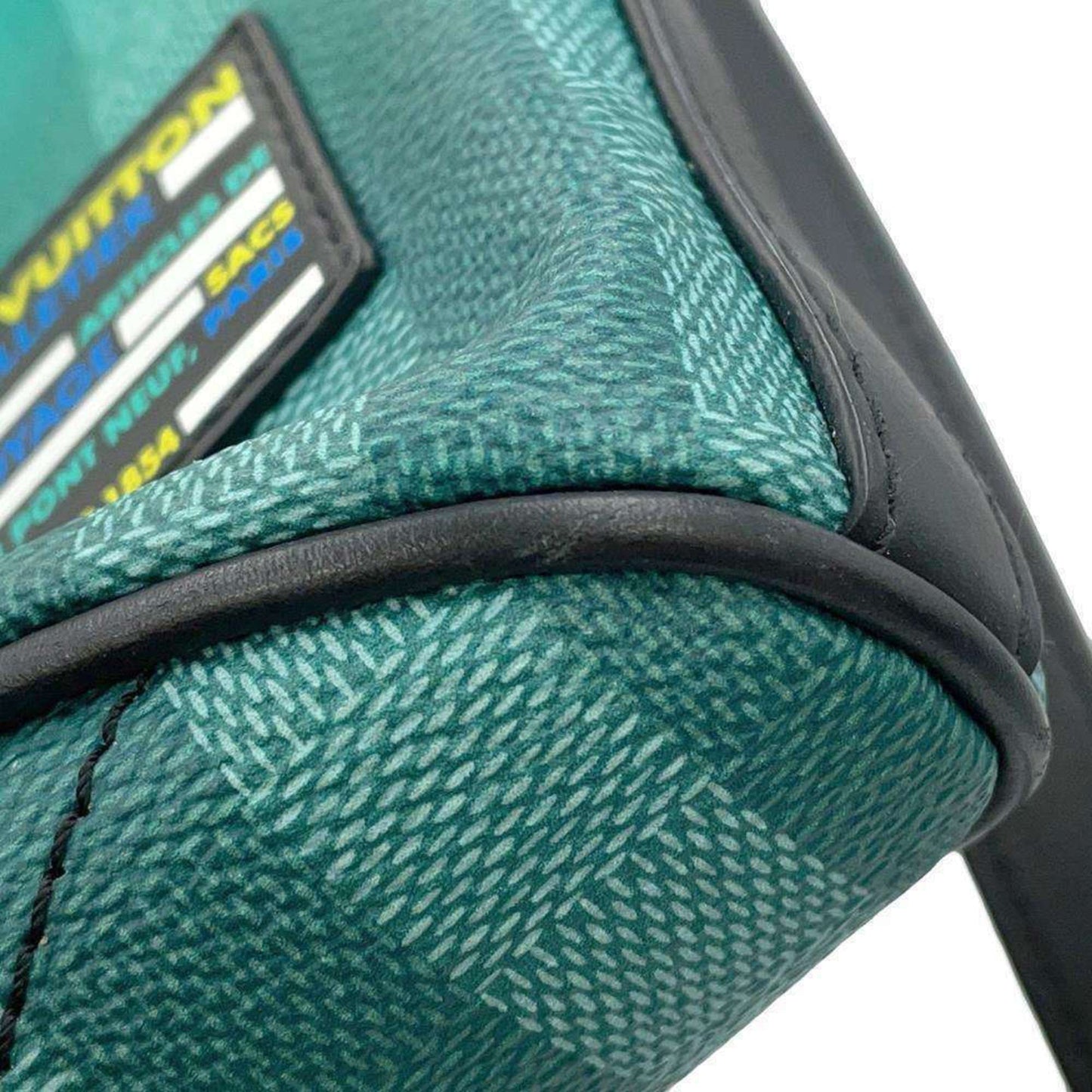 Louis Vuitton Green Canvas Marin