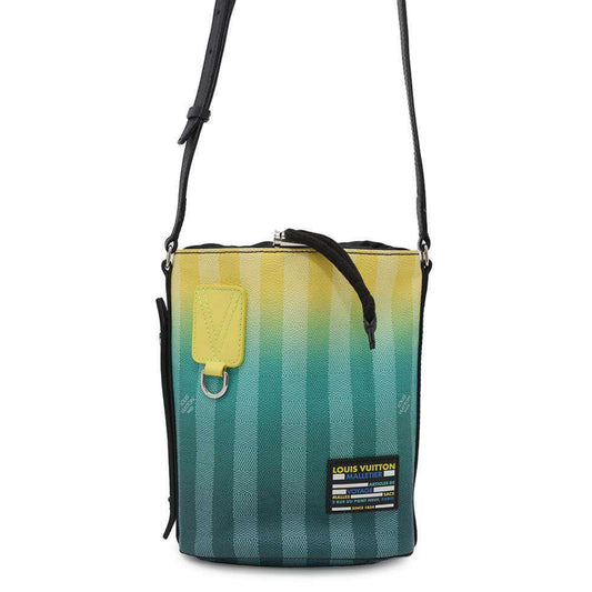 Louis Vuitton Green Canvas Marin