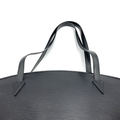 Louis Vuitton Black Leather Saint Jacques