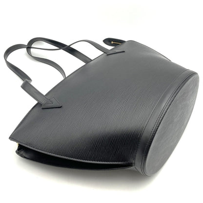 Louis Vuitton Black Leather Saint Jacques
