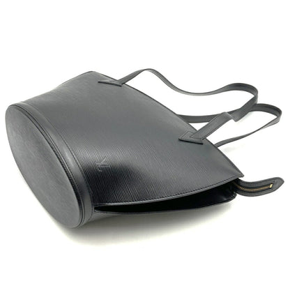 Louis Vuitton Black Leather Saint Jacques
