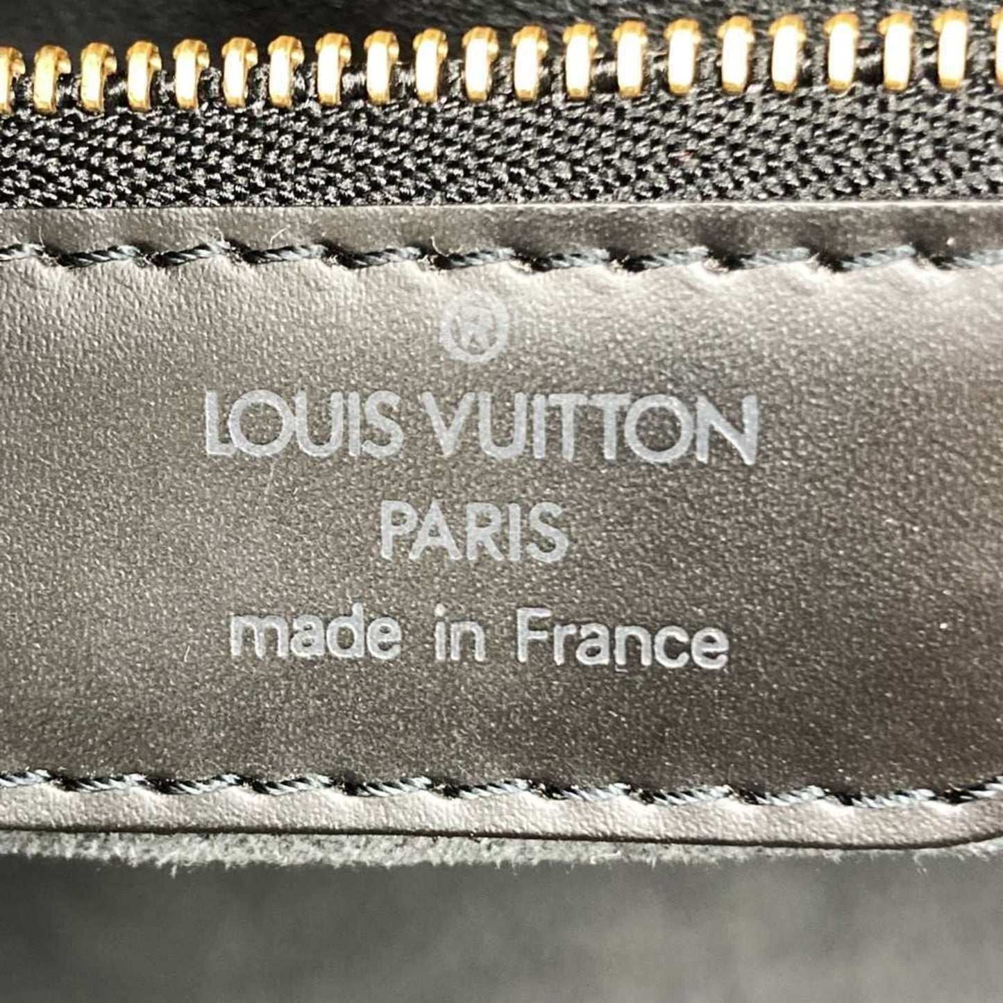 Louis Vuitton Black Leather Saint Jacques