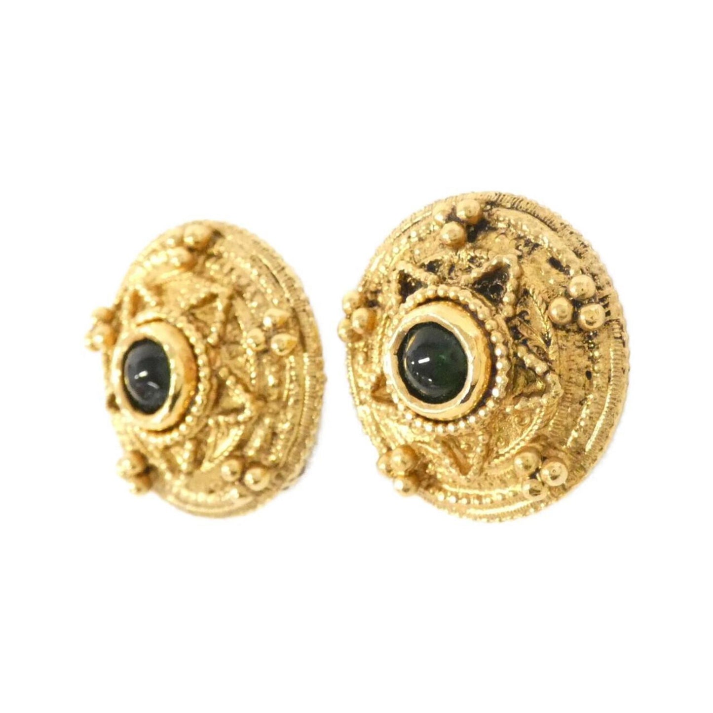 Chanel Gold Gold Plated Earring