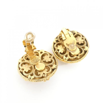Chanel Gold Gold Plated Earring