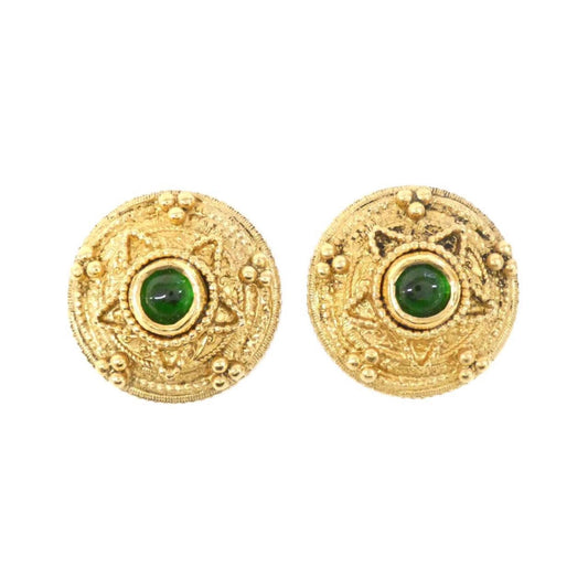 Chanel Gold Gold Plated Earring