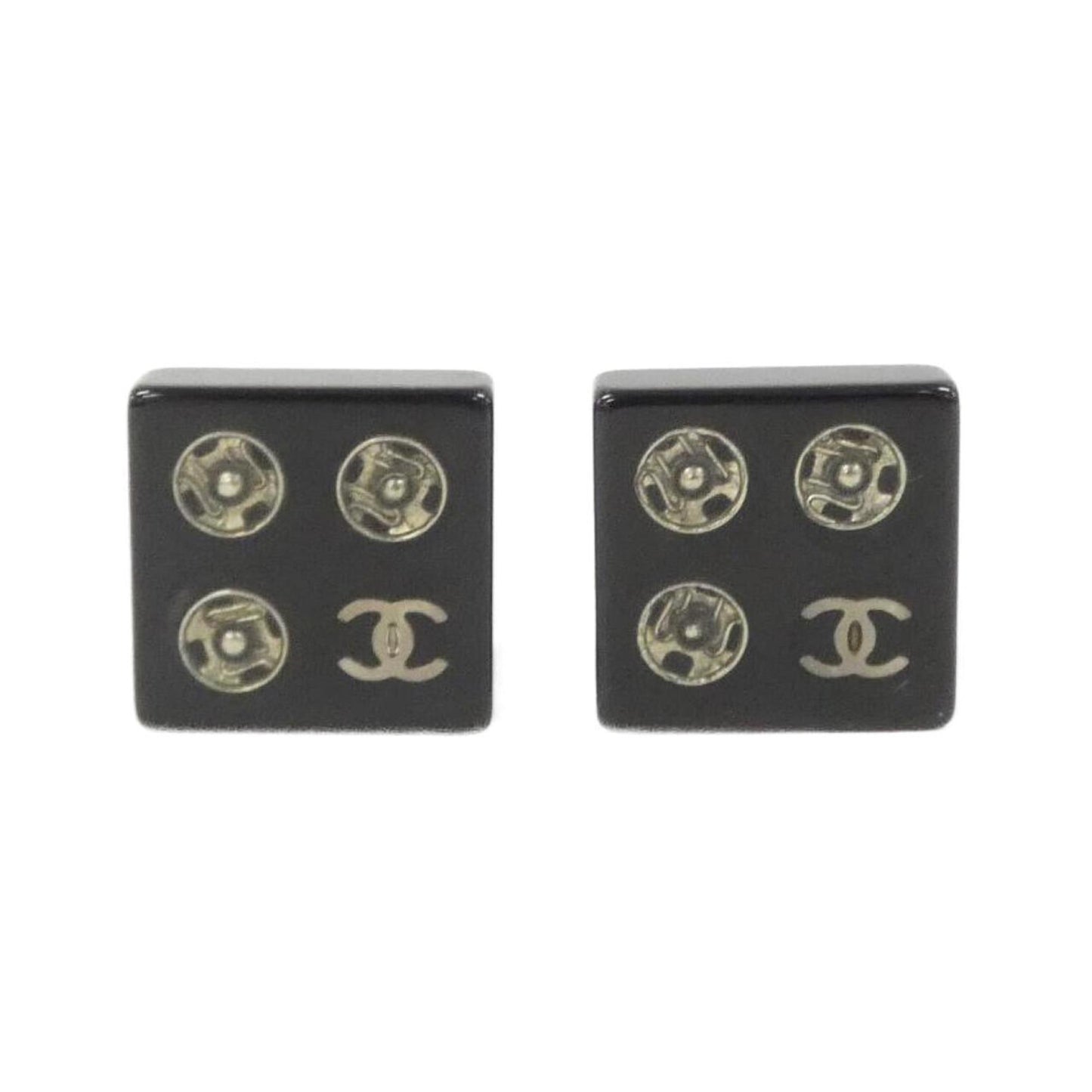 Chanel Black Plastic Coco Mark