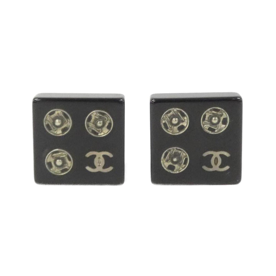 Chanel Black Plastic Coco Mark