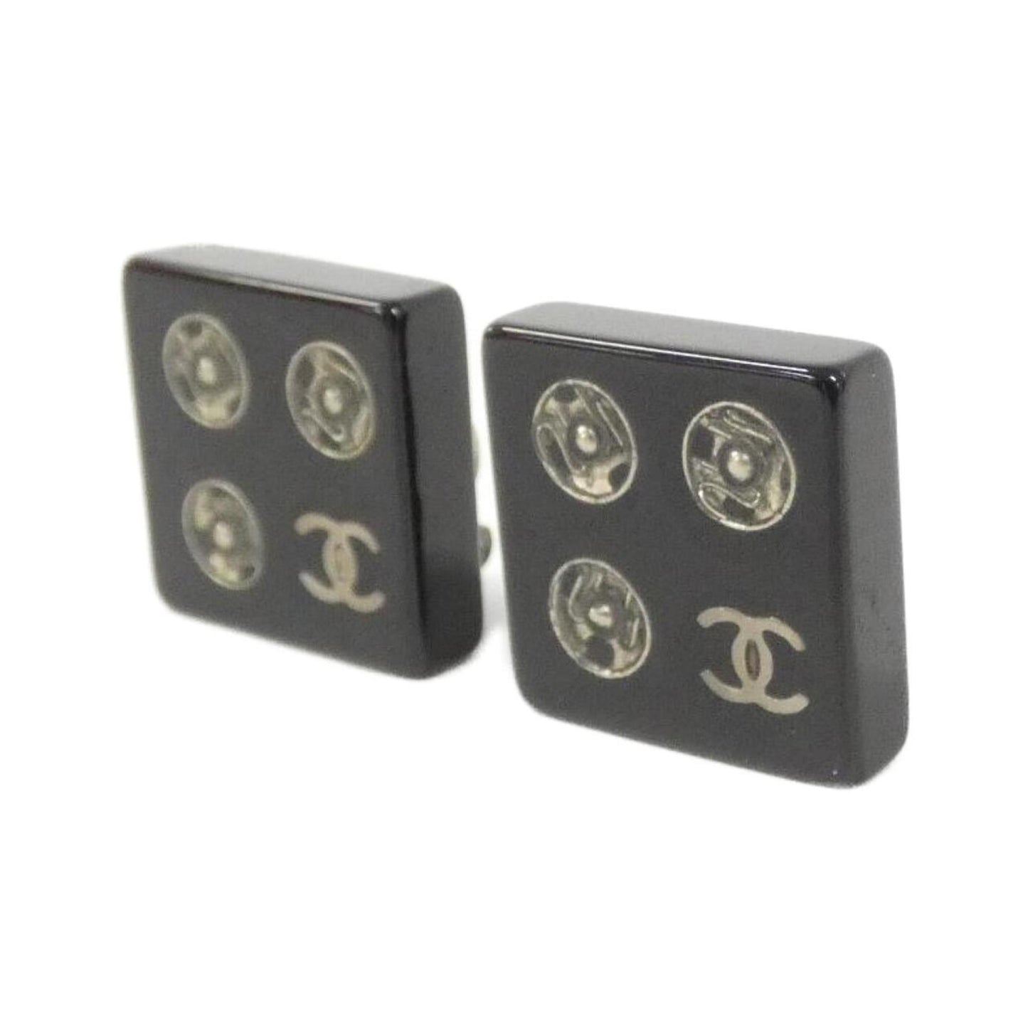 Chanel Black Plastic Coco Mark