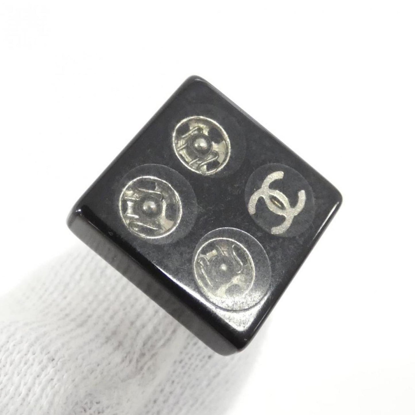 Chanel Black Plastic Coco Mark