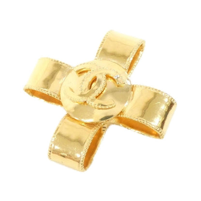 Chanel Gold Gold Plated Coco Mark
