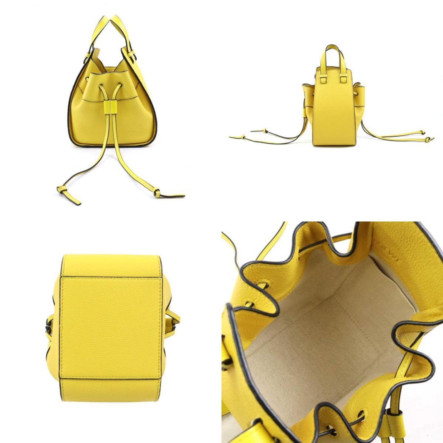 Loewe Yellow Leather Hammock Mini