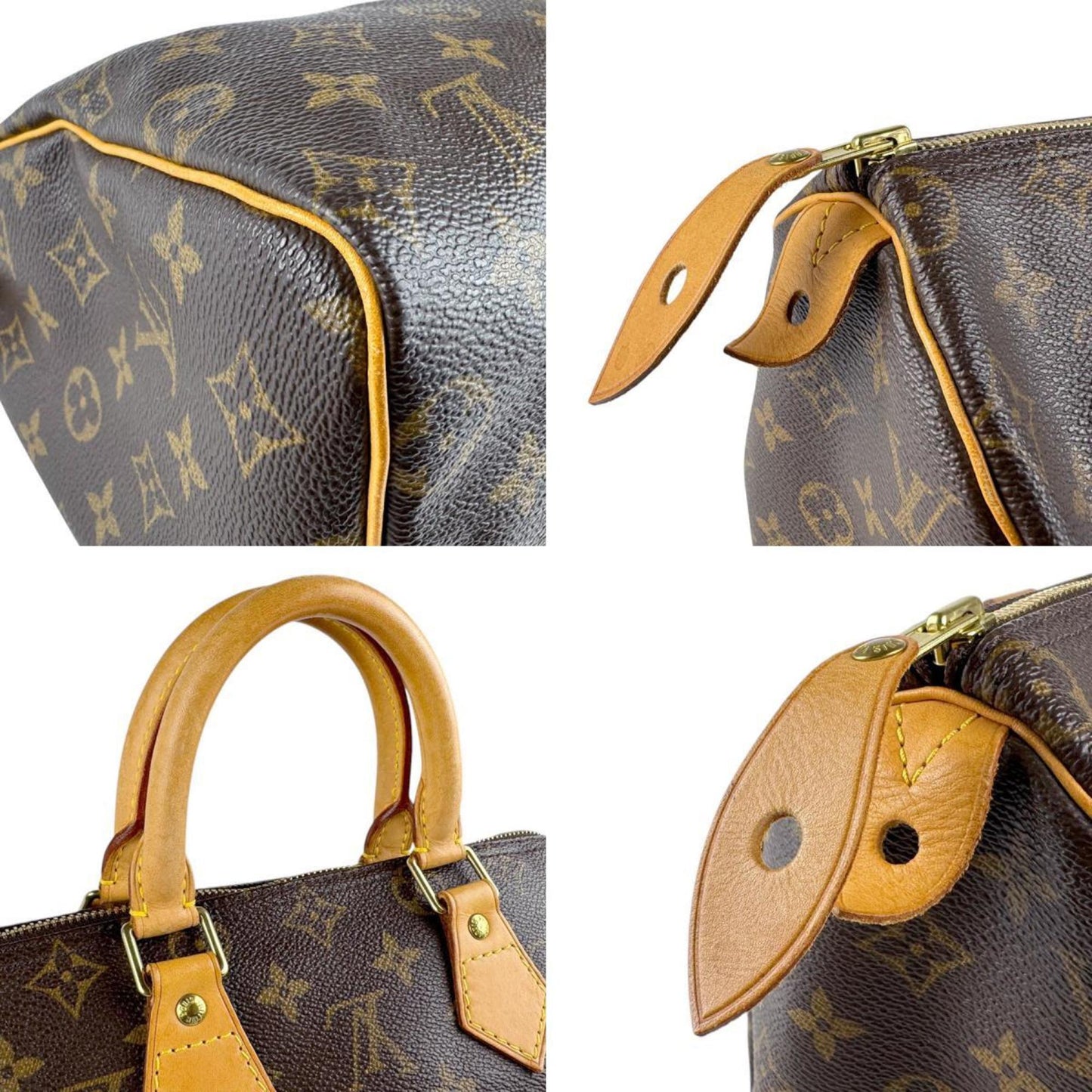 Louis Vuitton Brown Canvas Speedy 25