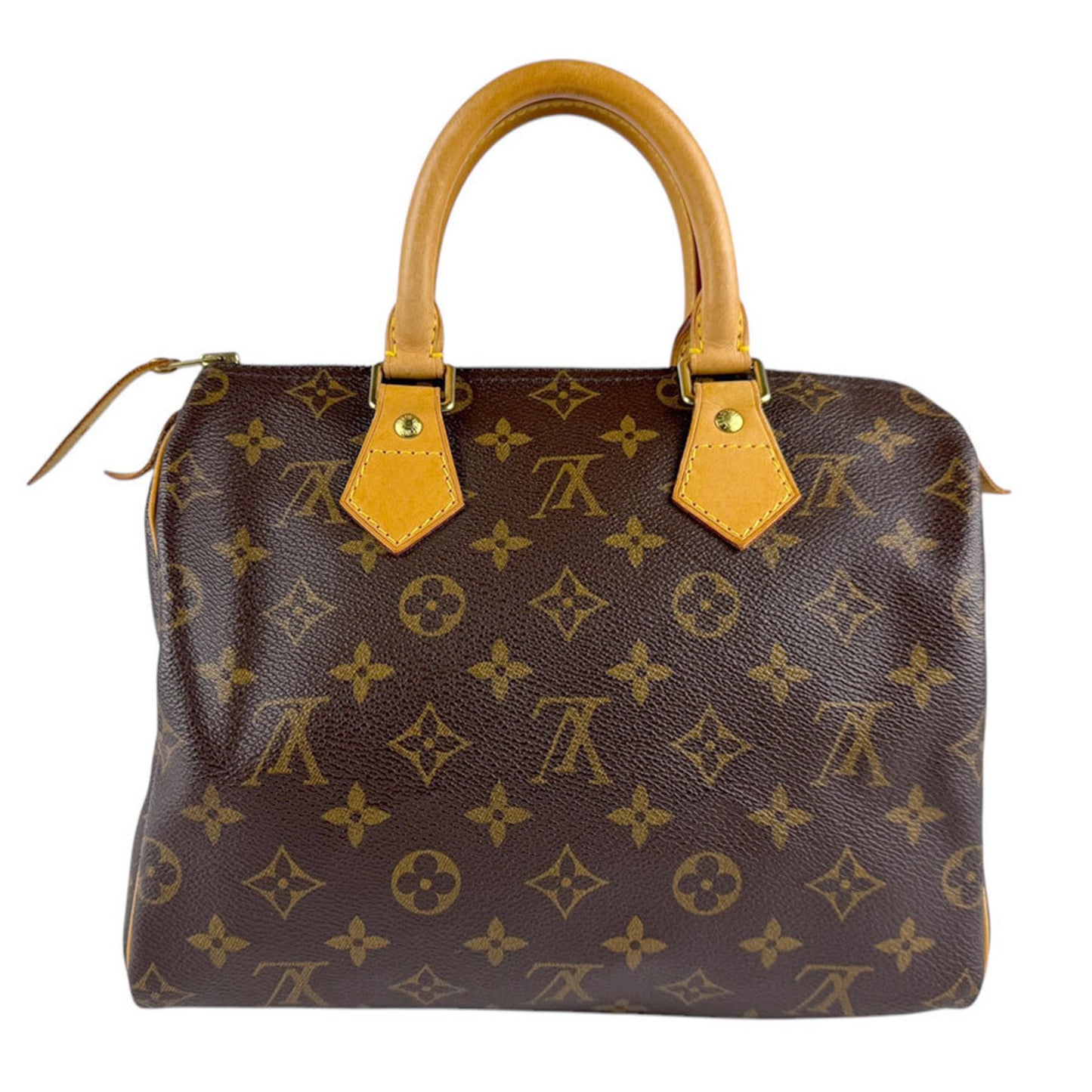 Louis Vuitton Brown Canvas Speedy 25