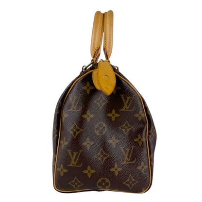 Louis Vuitton Brown Canvas Speedy 25
