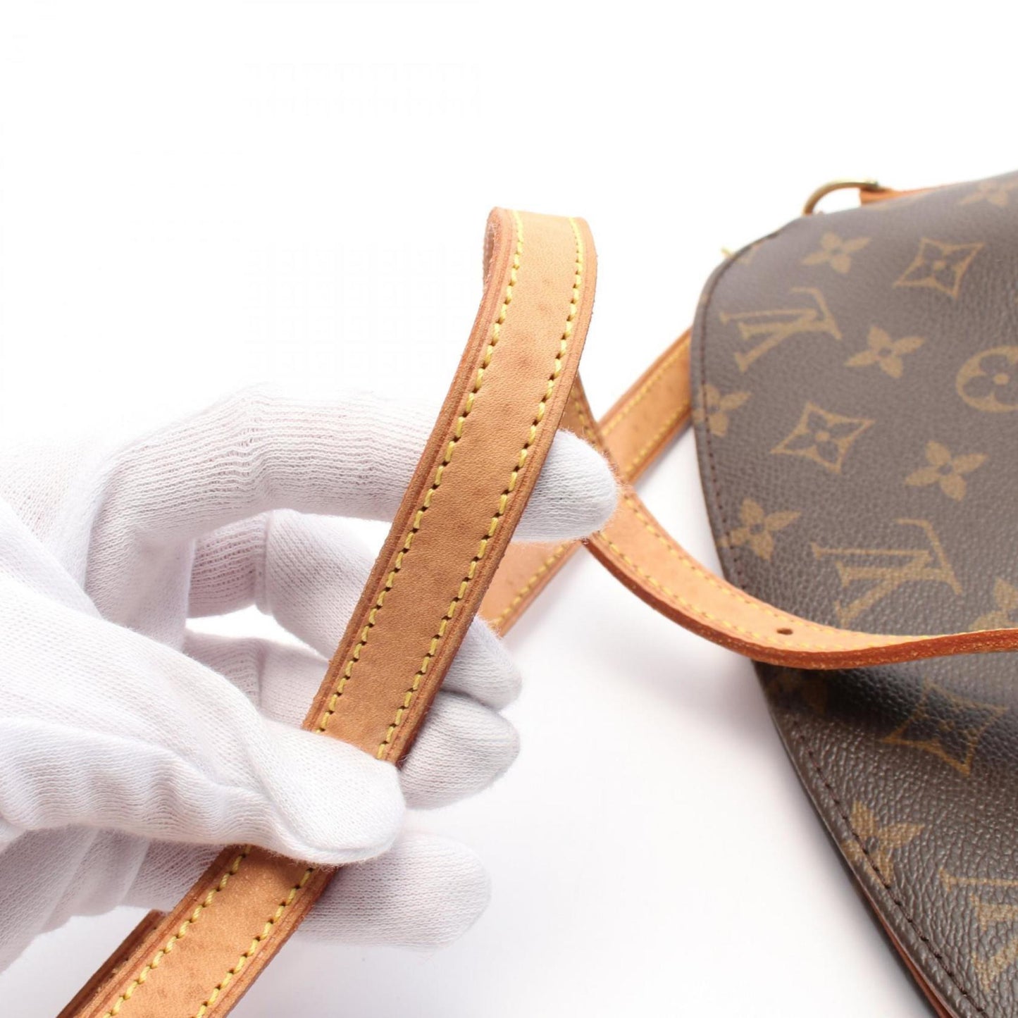 Louis Vuitton Brown Leather Drouot