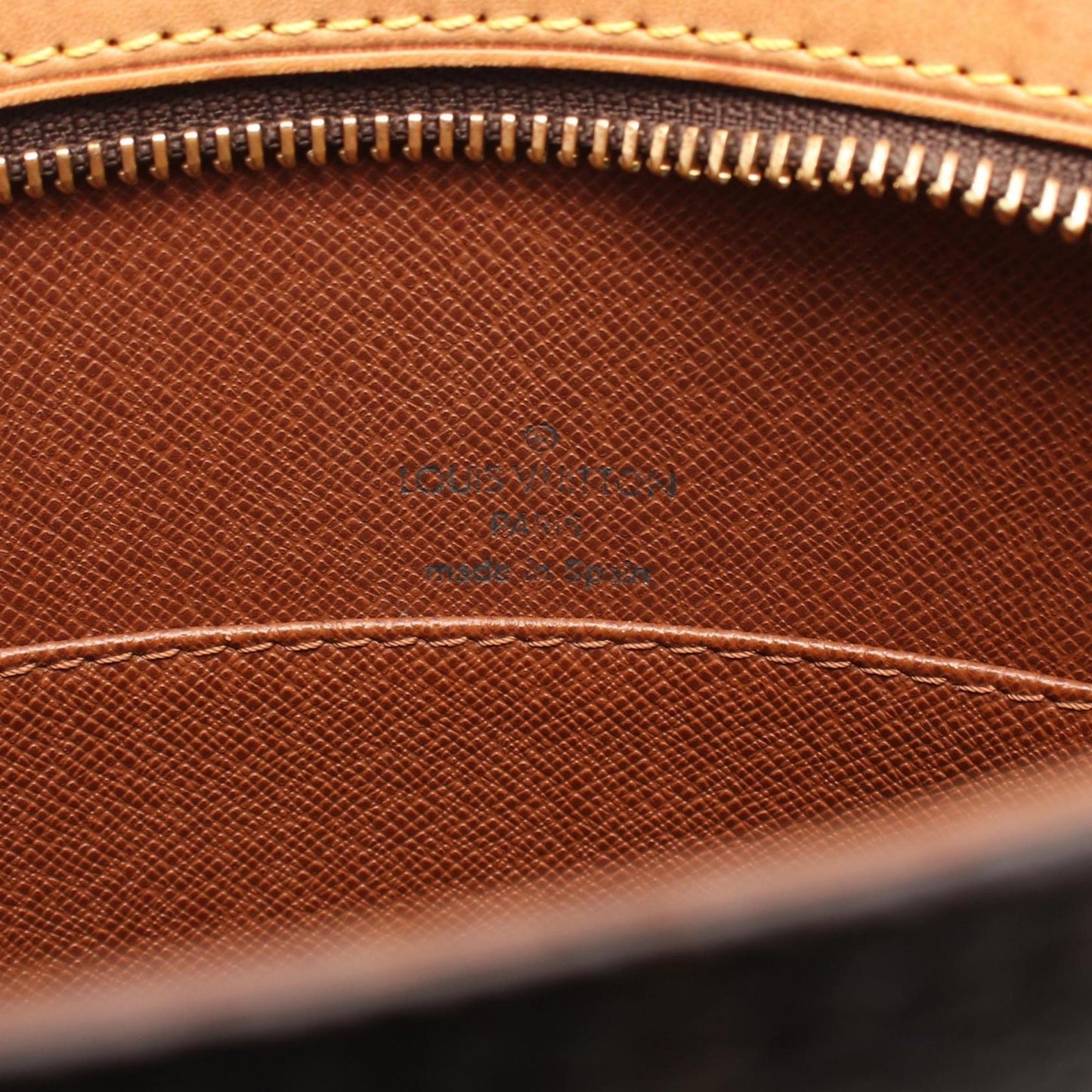 Louis Vuitton Brown Leather Drouot