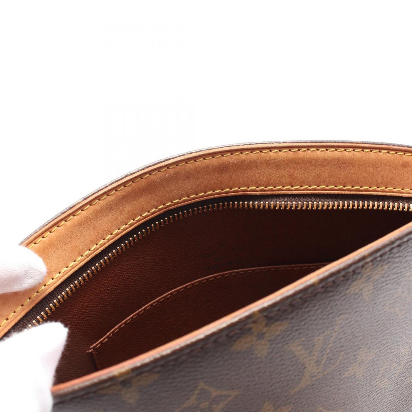 Louis Vuitton Brown Leather Drouot