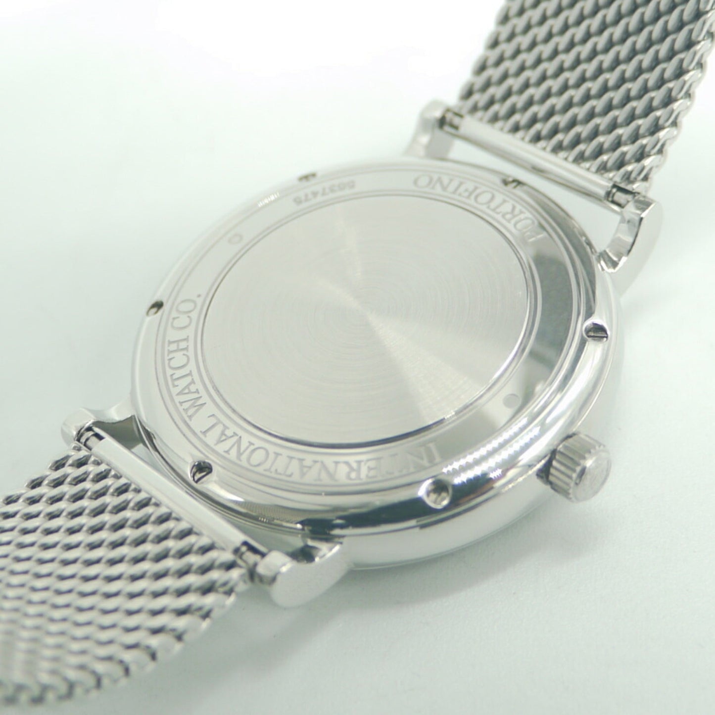 Iwc Schaffhausen Black Steel Watch
