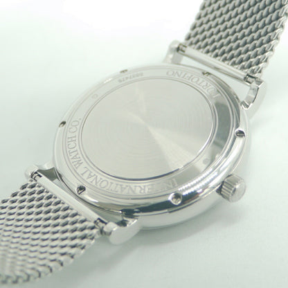 Iwc Schaffhausen Black Steel Watch