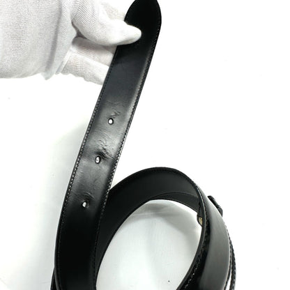 Cartier Black Leather Belt