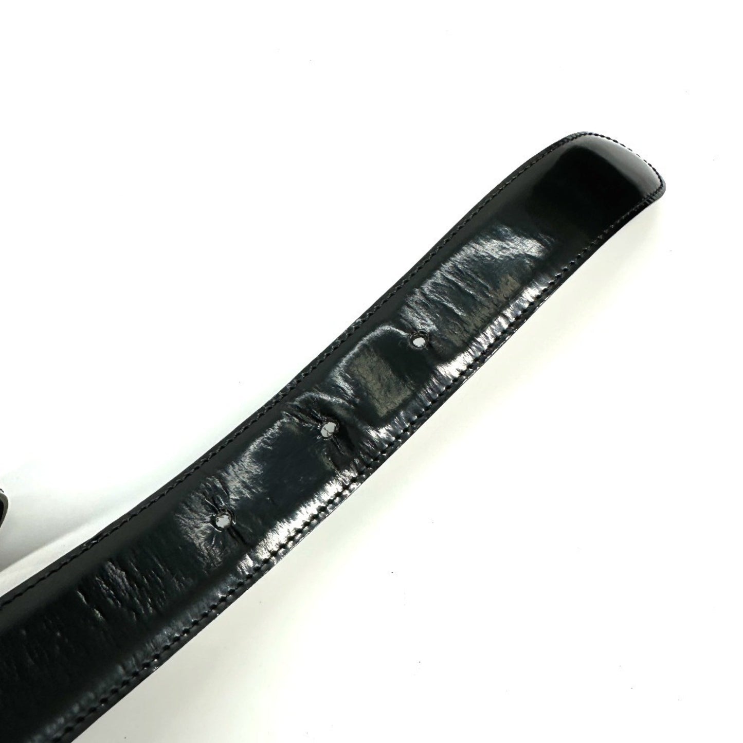 Cartier Black Leather Belt