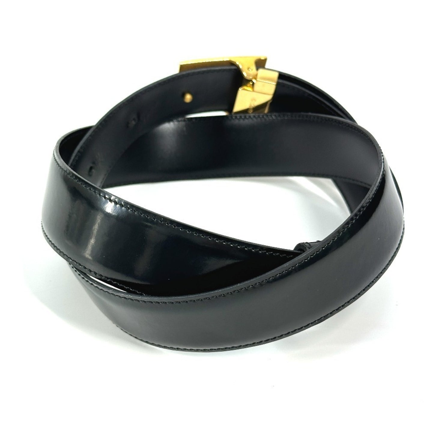 Cartier Black Leather Belt