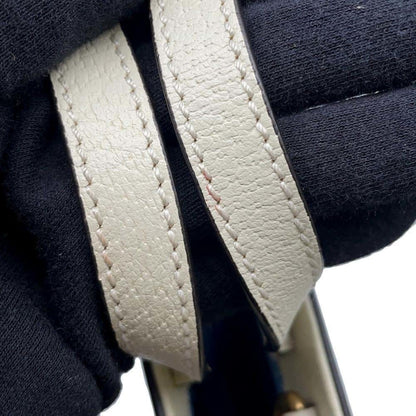 Gucci White Leather Handbag