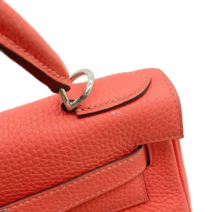 Hermès Orange Leather Kelly 28