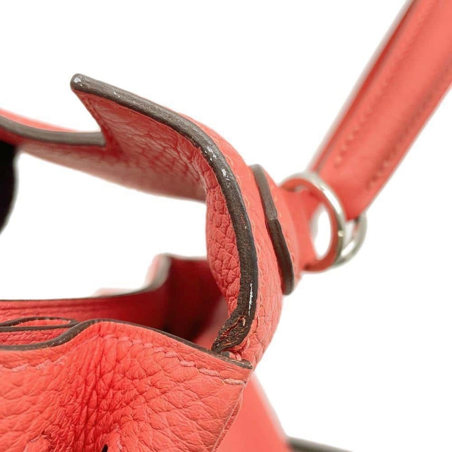 Hermès Orange Leather Kelly 28