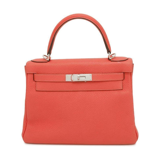 Hermès Orange Leather Kelly 28