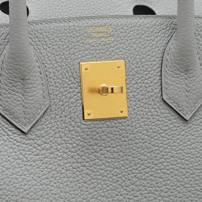 Hermès Gray Leather Birkin 30