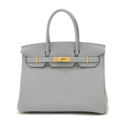 Hermès Gray Leather Birkin 30