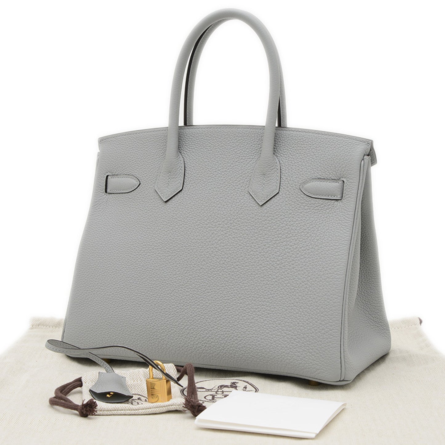 Hermès Gray Leather Birkin 30
