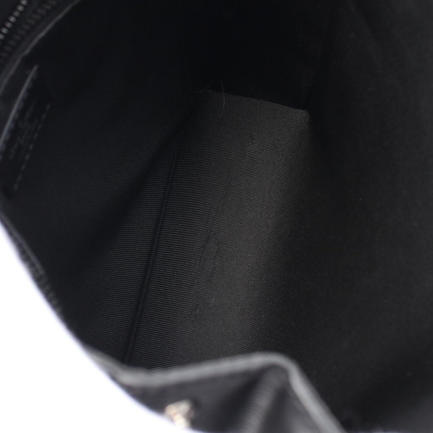 Louis Vuitton Black Leather Sac Plat