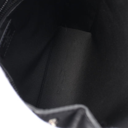 Louis Vuitton Black Leather Sac Plat
