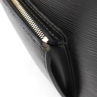 Louis Vuitton Black Leather Gobelins