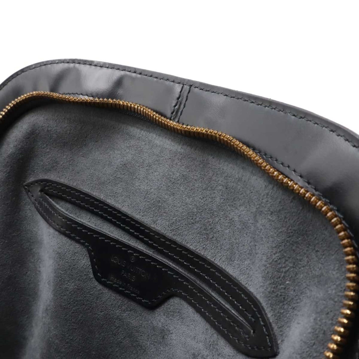 Louis Vuitton Black Leather Gobelins