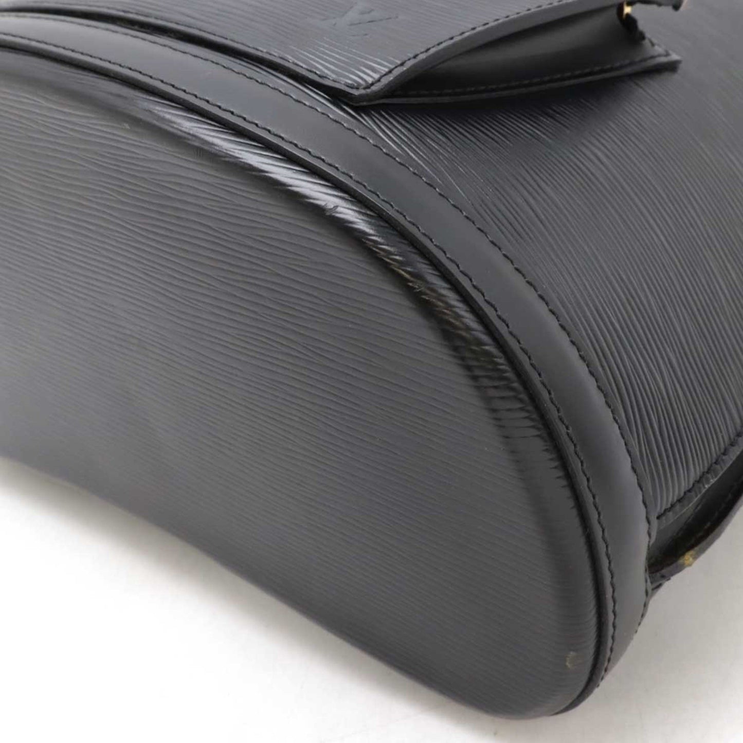 Louis Vuitton Black Leather Gobelins