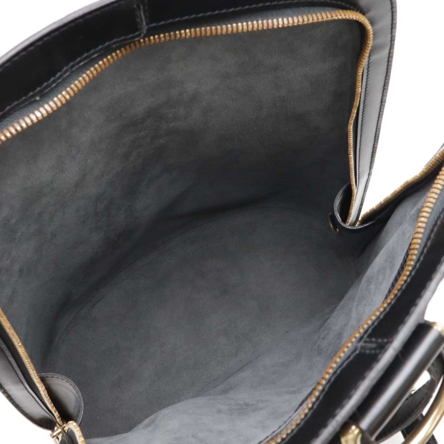 Louis Vuitton Black Leather Gobelins
