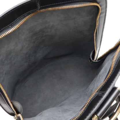 Louis Vuitton Black Leather Gobelins