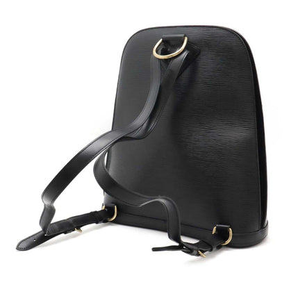 Louis Vuitton Black Leather Gobelins