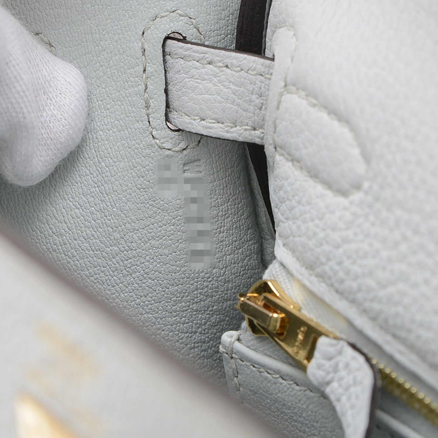 Hermès Gray Leather Kelly 25