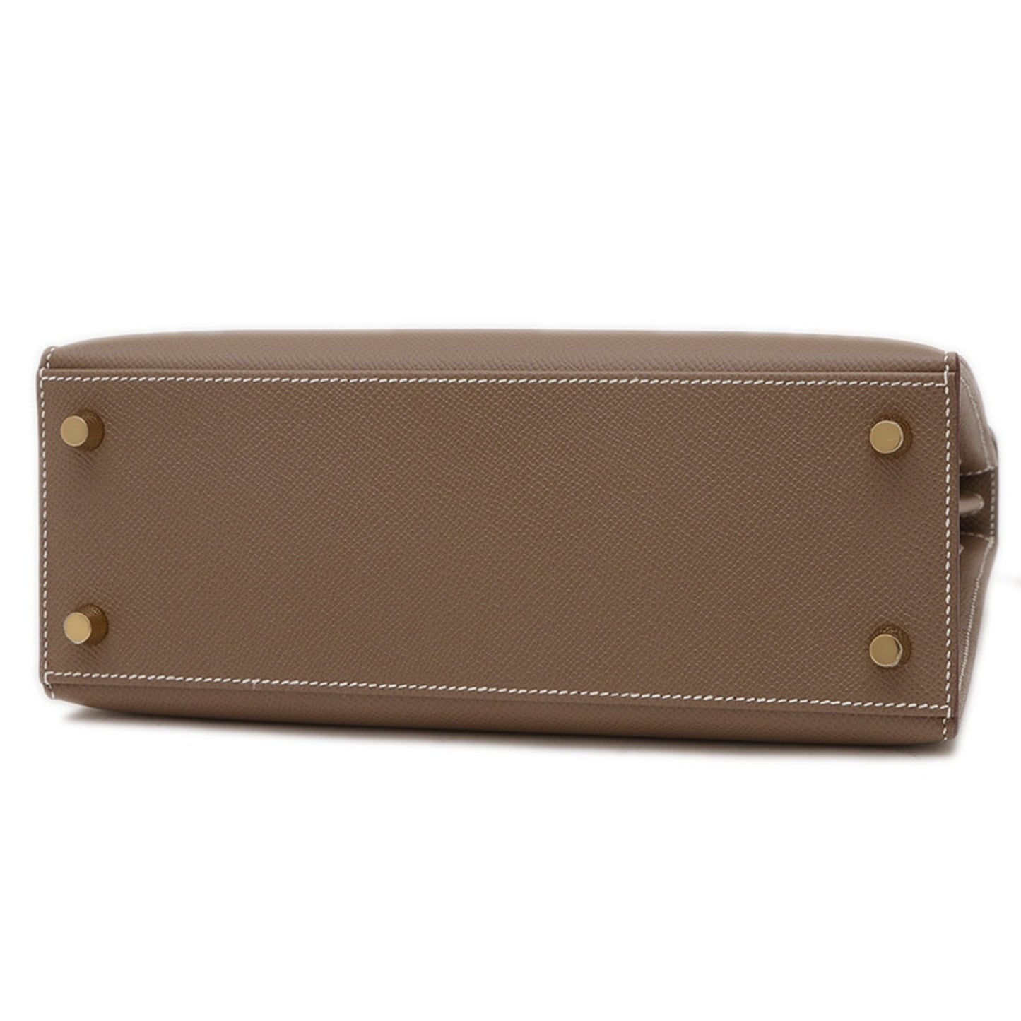 Hermès Gray Leather Kelly 25