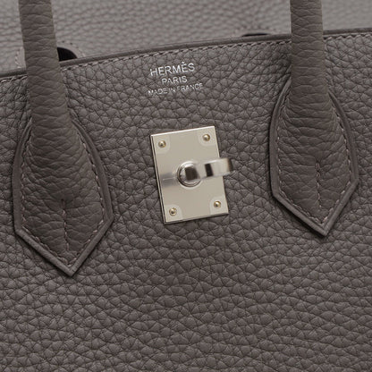Hermès Gray Leather Birkin 25