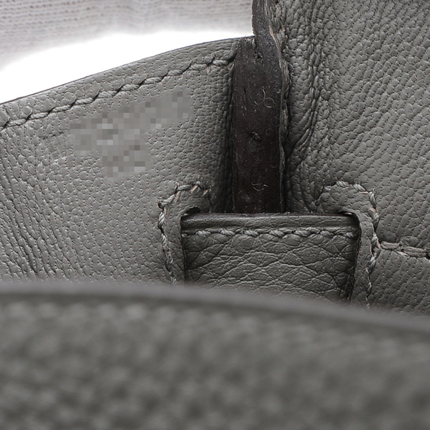 Hermès Gray Leather Birkin 25