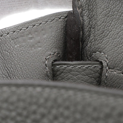 Hermès Gray Leather Birkin 25