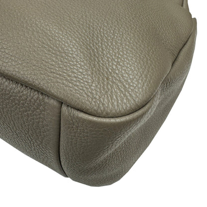Prada Gray Leather Vitello
