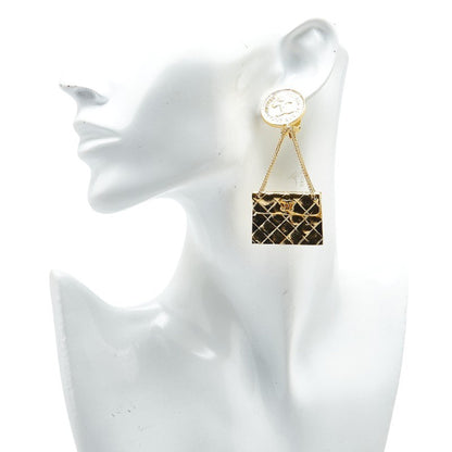 Chanel Gold Gold Plated Coco Mark