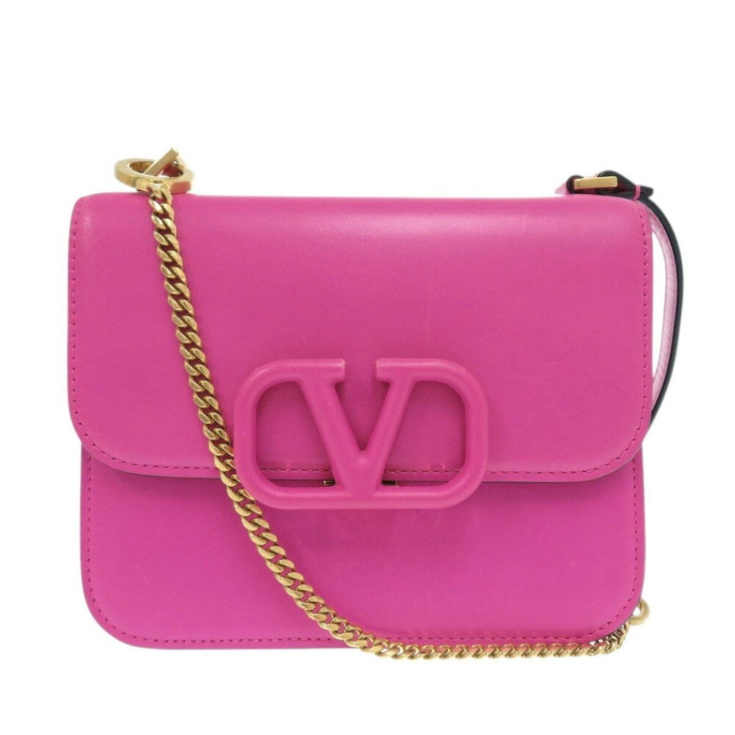 Valentino Garavani Pink Leather Vsling